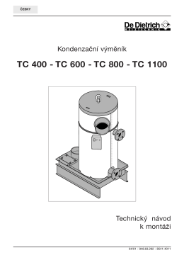 TC 400 - TC 600 - TC 800 - TC 1100