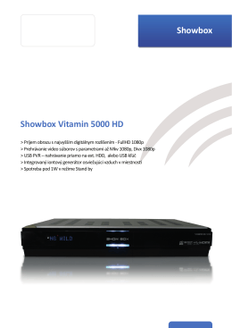 Showbox Showbox Vitamin 5000 HD