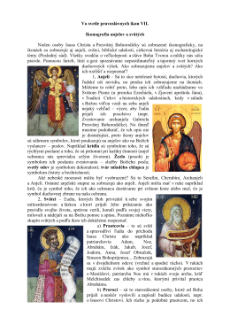 Vo svetle pravoslávnych ikon VII.