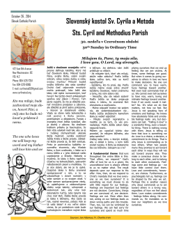 20141026.Oct 26 2014.pdf - Sts. Cyril and Methodius Parish NW