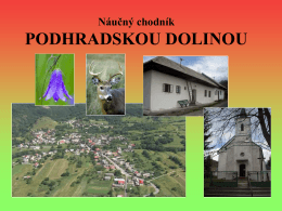 NáučnýChodníkPodhradskouDolinou.ppt