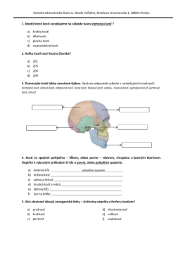 vzorový test BIOLOGIA - Cirkevná Stredná zdravotnícka škola sv