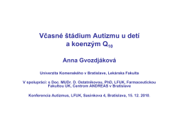 Prezentácia Doc. RNDr. Anna Gvozdjáková, DrSc.