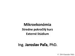 Ing. Jaroslav Paľa, PhD.