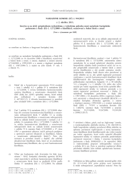 Nariadenie Komisie (EÚ) č. 944/2013 z 2. októbra 2013, ktorým sa