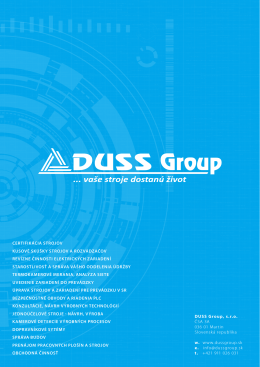 Prezentácia DUSS Group, s.r.o.