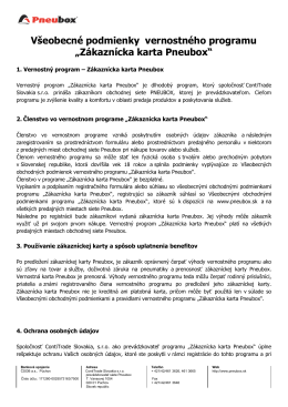 Všeobecné podmienky programu Zákaznícka karta Pneubox.pdf