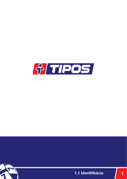 špecifikácia loga spoločnosti Tipos, národná lotériová spoločnosť, a.s.