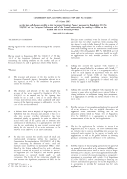 Commission Implementing Regulation (EU) No 564/2013 of 18 June