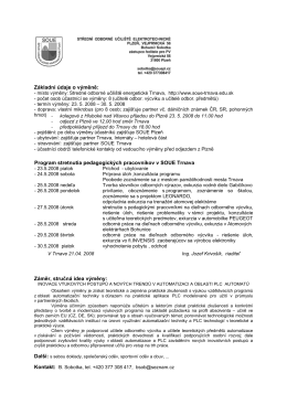 leonardo program Trnava - Střední odborné učiliště elektrotechnické