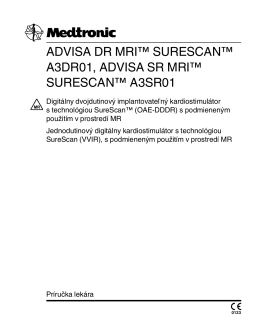 advisa dr mri™ surescan™ a3dr01, advisa sr mri™ surescan™ a3sr01