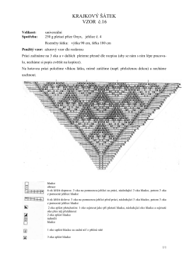 Návod na šátek v souboru PDF
