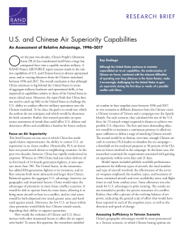 US and Chinese Air Superiority Capabilities