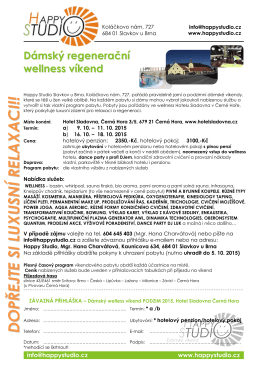 2015-08-12 Wellness vikend CERNÁ HORA