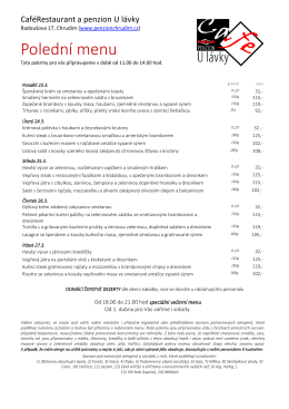 Polední menu