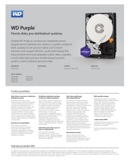 WD Purple Series Spec Sheet