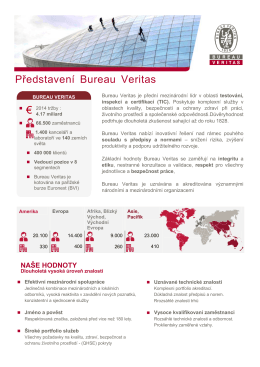 Bureau Veritas Overview 2015