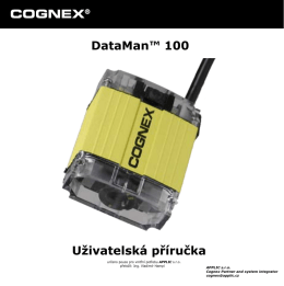 COGNEX® DataMan™ 100 Uživatelská příručka