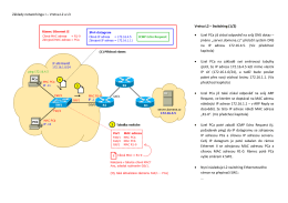 Základy networkingu I – Vrstva L2 a L3 Vrstva L2 – Switching (1/2