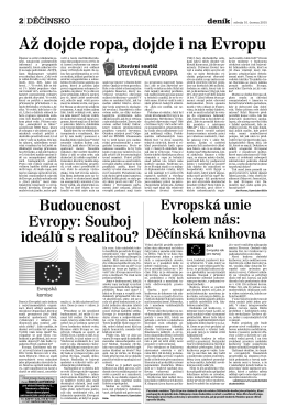 Děčínský deník 10. 6. 2015