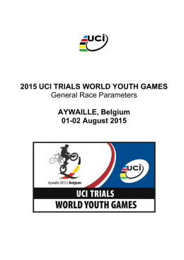 UCI Trials World Youth Games