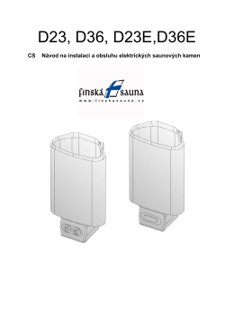 PDF manuál v ČJ - Finskasauna.cz