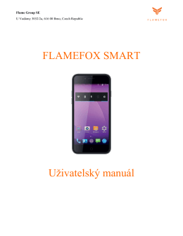 FLAMEFOX SMART Uživatelský manuál