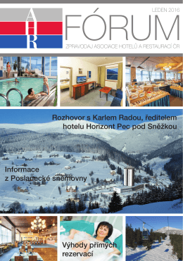 ahr fórum- leden 2016 - Asociace hotelů a restaurací České republiky