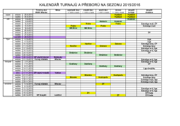 Termínová listina RSST Břeclav 2015-16