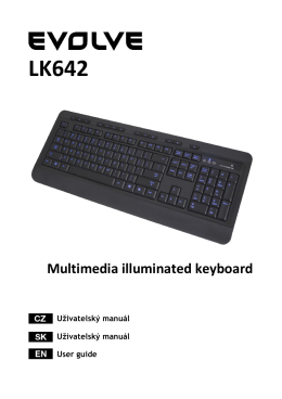 LK642 Multimedia illuminated keyboard