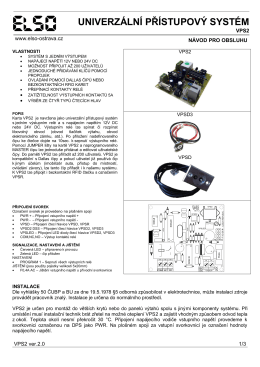 návod pro obsluhu - elso