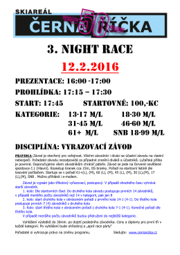 3. NIGHT RACE 12.2.2016