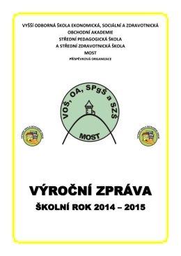 Výroční zpráva 2014/2015 (ve formátu PDF)