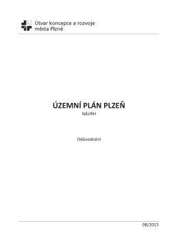 Územní plán Plzeň - Útvar koncepce a rozvoje města Plzně