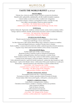 silvestr aureole 31. 12. 2015 menu