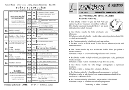 Farní lístek - Farnost Místek