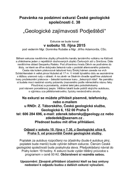 Připojený odkaz - Česká geologická společnost
