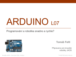 Robotika - JAOS-Arduino L07