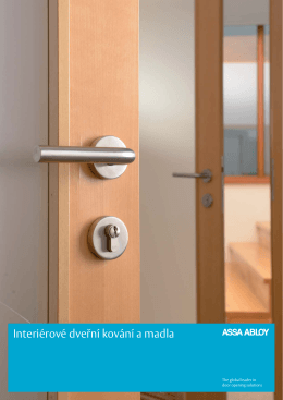 Katalog_Interiérové dveřní kování a madla