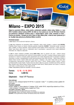 Milano – EXPO 2015