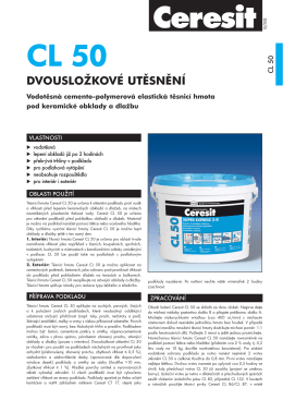 Ceresit CL 50 Dvousložková hydroizolace 10 kg