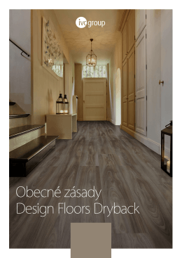Obecné zásady Design Floors Dryback
