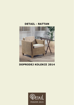 doprodej kolekce 2014 - židle - DETAIL
