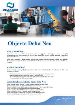 Objevte Delta Neu