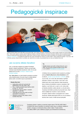 dokument ke stažení Pedagogické inspirace 2/2015 pdf