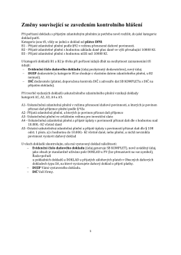 Kontrolní hlášení rok 2016 pro DOS verze SB KOMPLET ® u v pdf