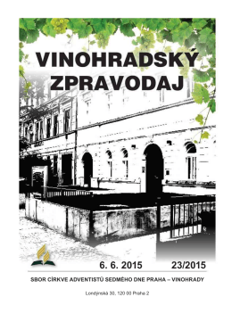 06.06.2015 - Stránky sboru CASD Praha