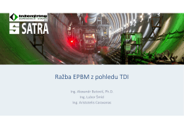 Butovič - Ražba EPBM z pohledu TDI