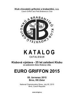 K ATALOG - euro griffon 2015