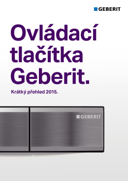 Geberit-ovladaci-tlacitka-2015 - KOUPELNY